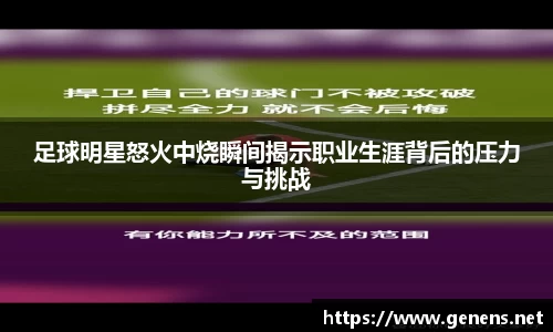足球明星怒火中烧瞬间揭示职业生涯背后的压力与挑战